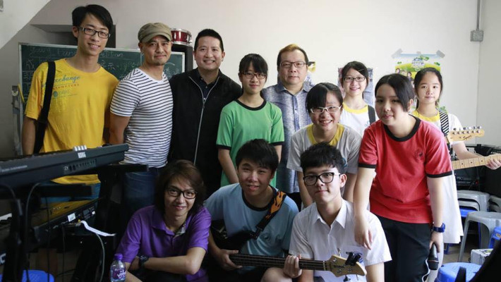 民政處參觀樂隊暑期訓練班課堂